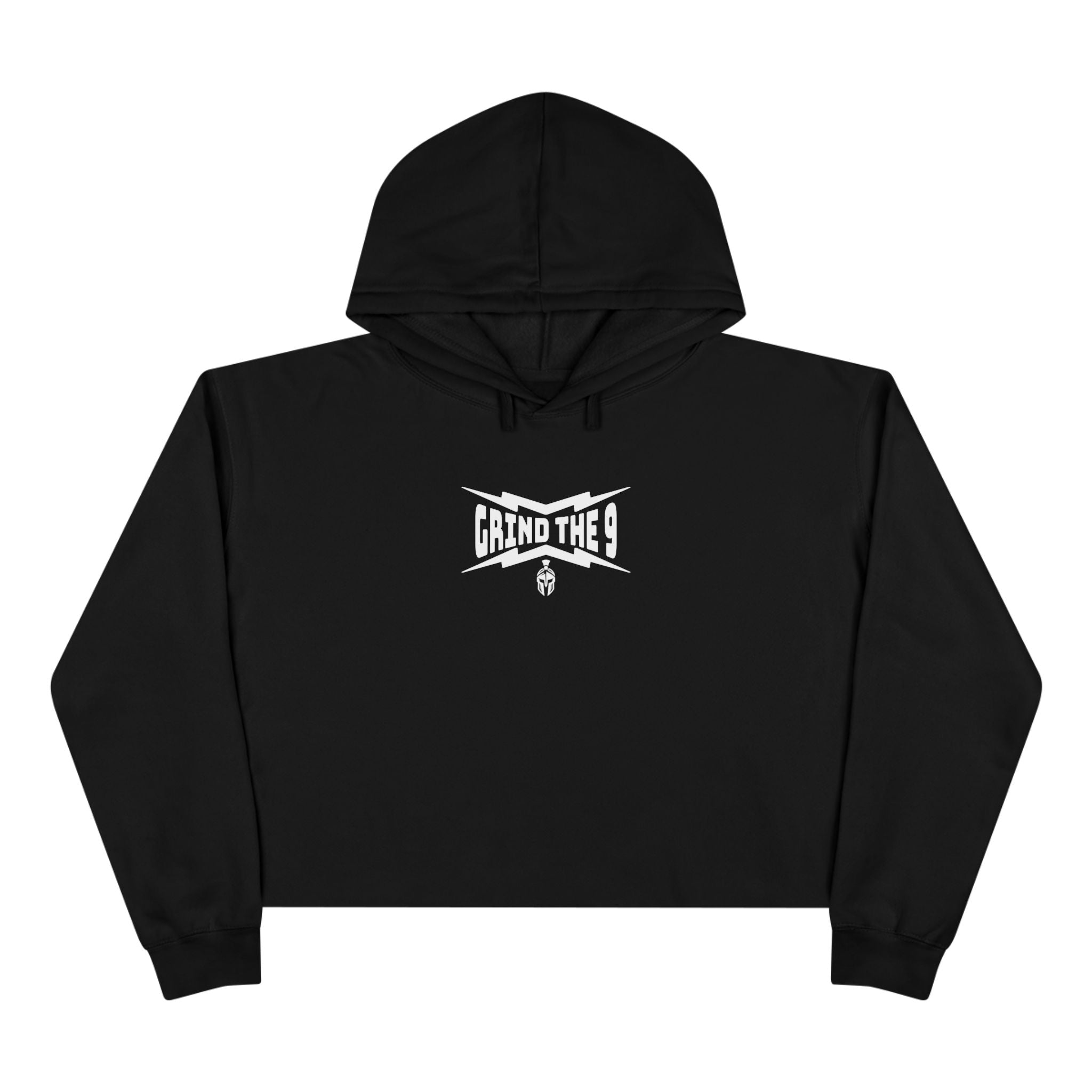 Womens Grind the 9 Crop Hoodie
