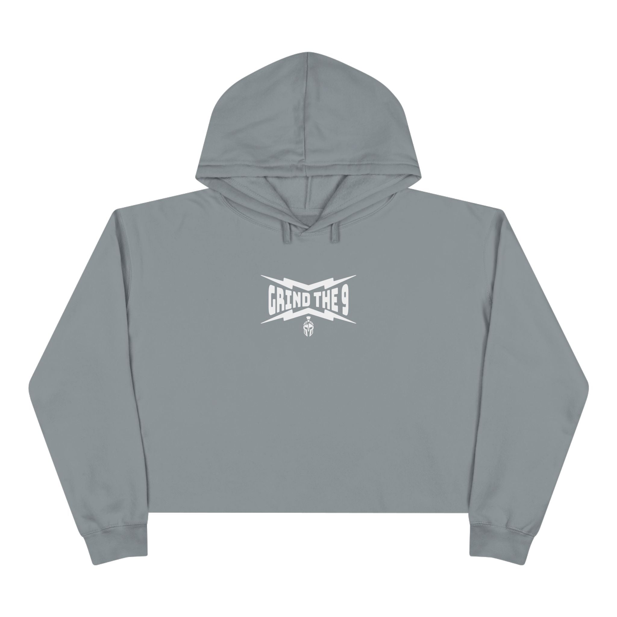 Womens Grind the 9 Crop Hoodie