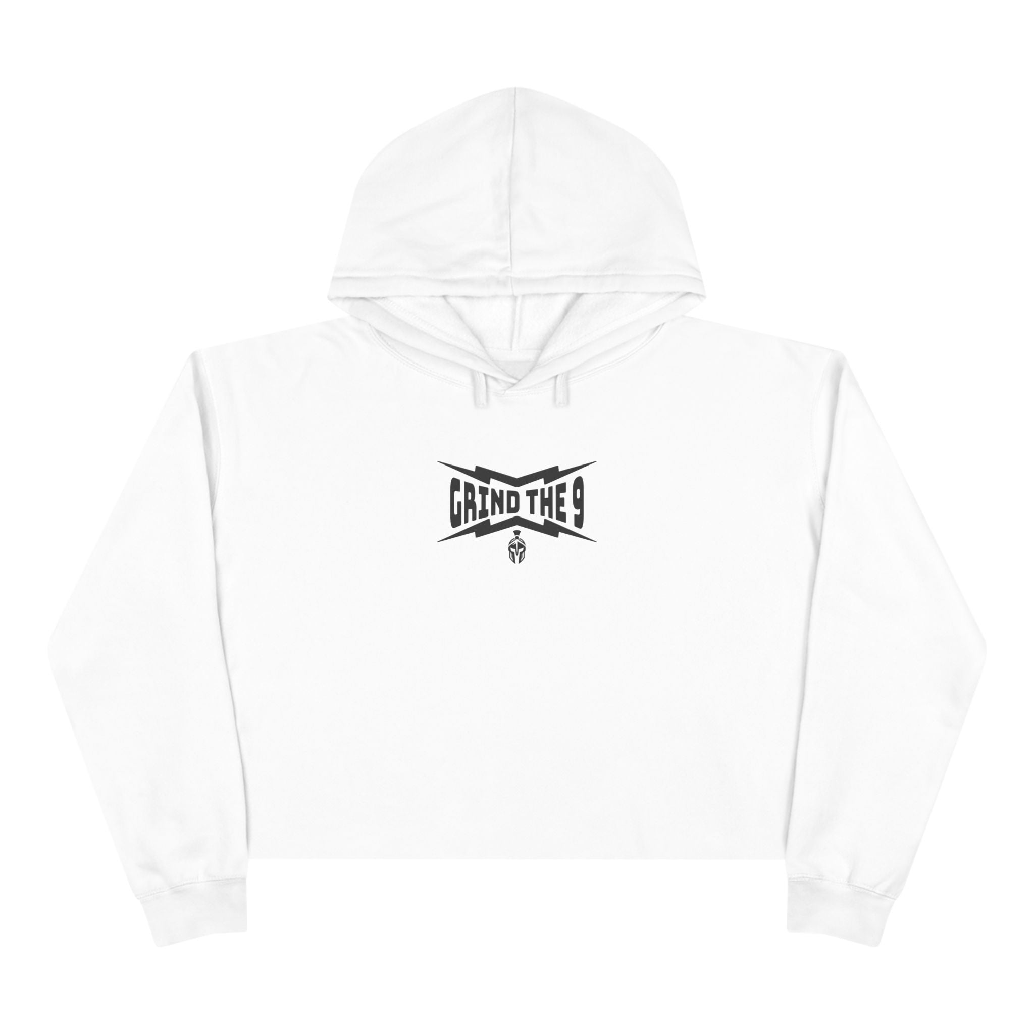 Womens Grind the 9 Crop Hoodie