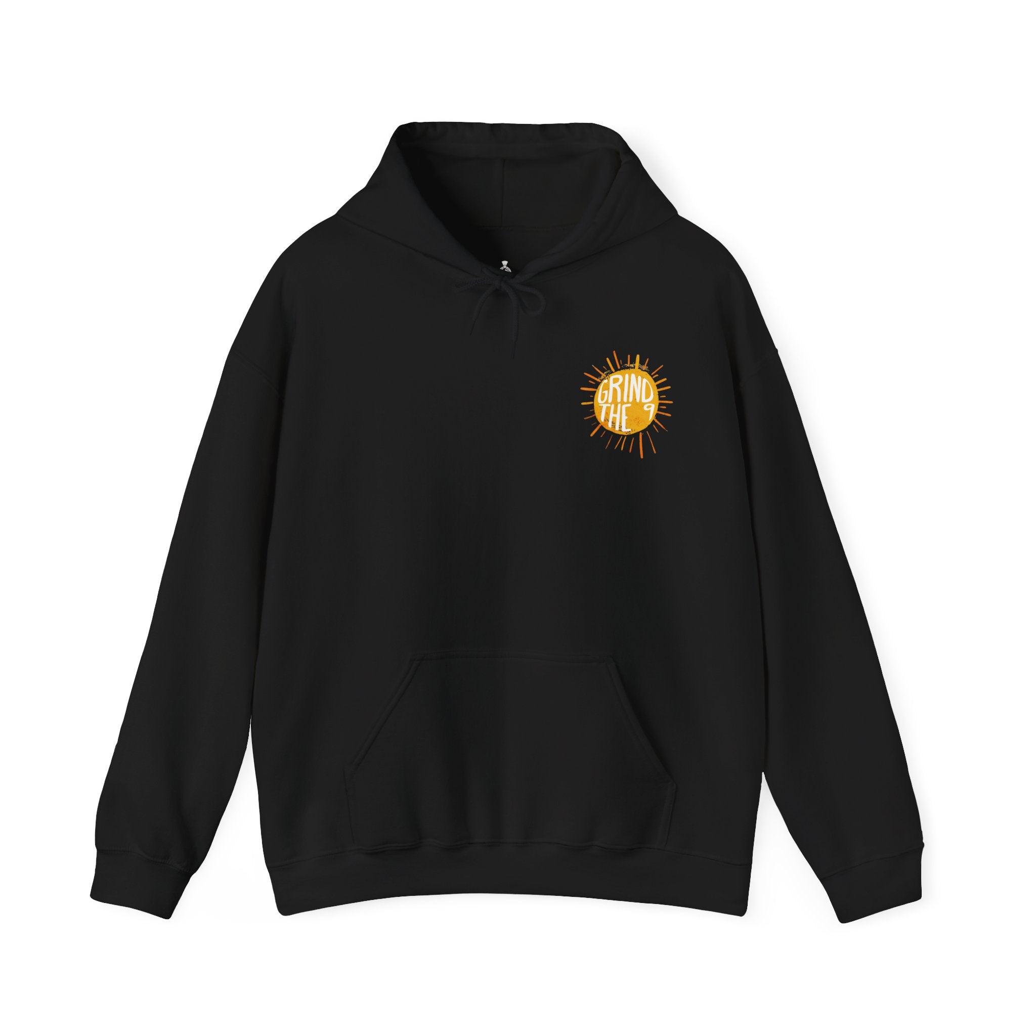 Grind The 9 Rise and Grind Unisex Heavy Blend™ Hooded Sweatshirt