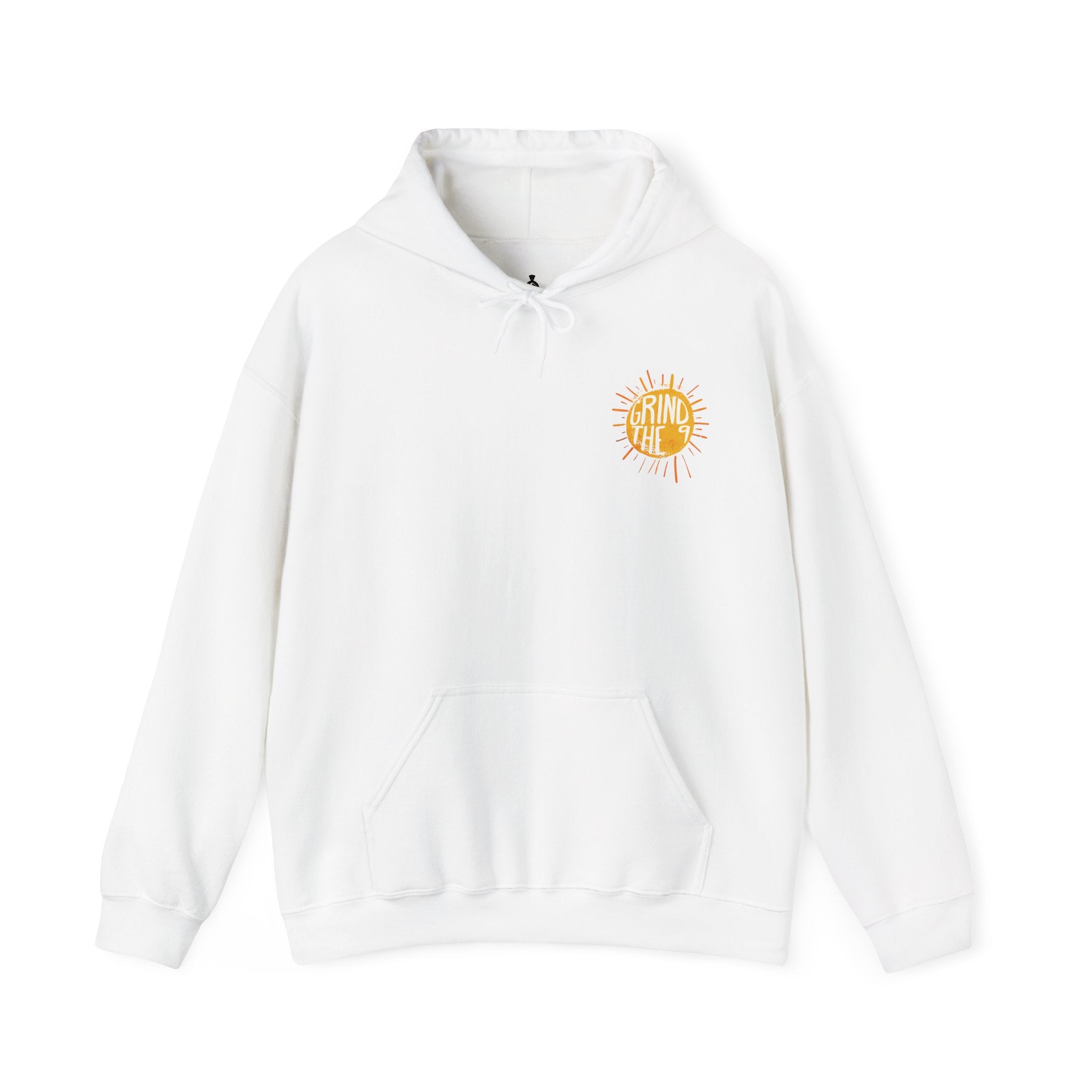 Grind The 9 Rise and Grind Unisex Heavy Blend™ Hooded Sweatshirt